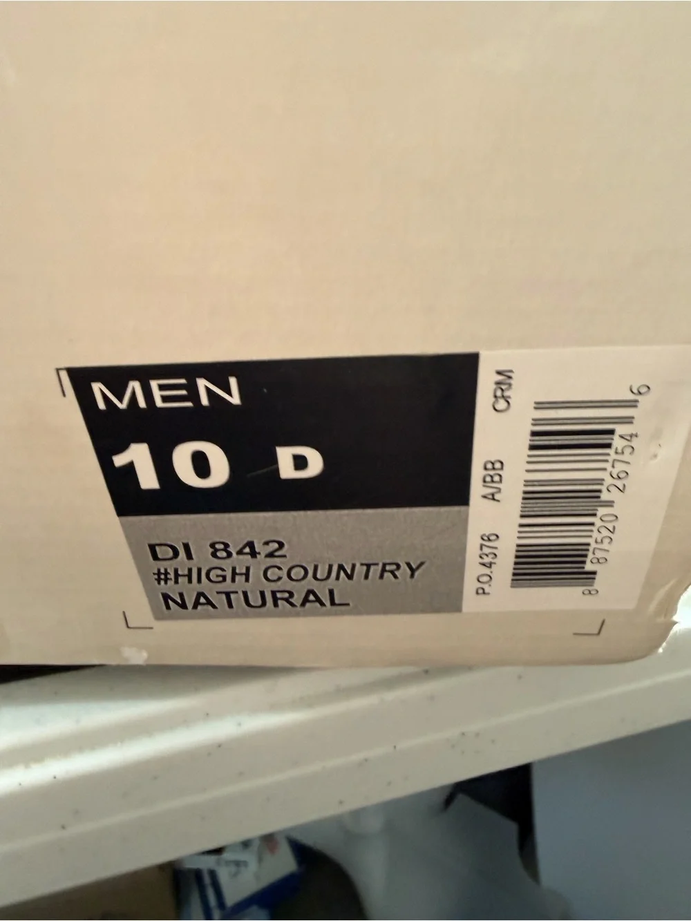 Dingo Men’s High Country -SZ 10- Natural (Tan) Suede Ankle Work Boots